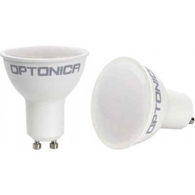 Optonica, 6,5W LED žárovka GU10, IP20, AC175-265V Teplá bílá, 2700K – Hledejceny.cz