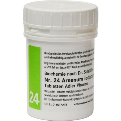 Adler Pharma Schüsslerovy soli Nr. 24 Arsenum iodatum D12 400 tablet – Hledejceny.cz