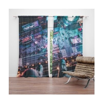 Sablio Závěs Pohled z výšky: 2ks 140x250cm – Hledejceny.cz