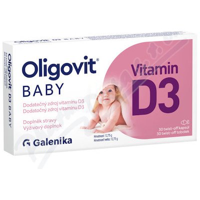 Oligovit Baby Vitamin D3 30 tablet – Hledejceny.cz