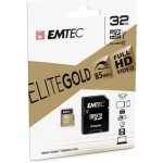 Emtec microSDHC 32 GB Class 10 Gold+ ECMSDM32GHC10GP – Hledejceny.cz