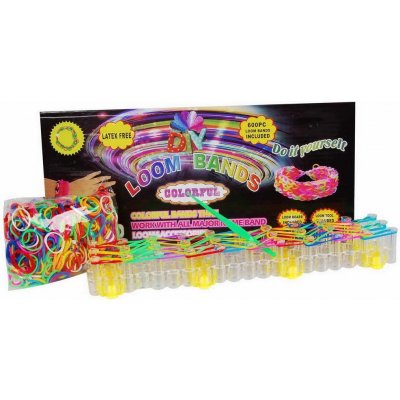 gumičky Loom Bands 600ks – Zboží Mobilmania