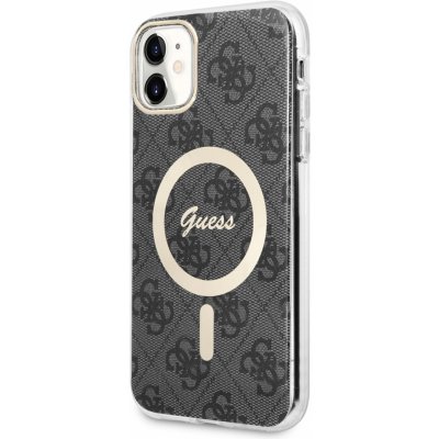 Guess 4G IML MagSafe Zadní Kryt pro iPhone 11 Black 57983114234