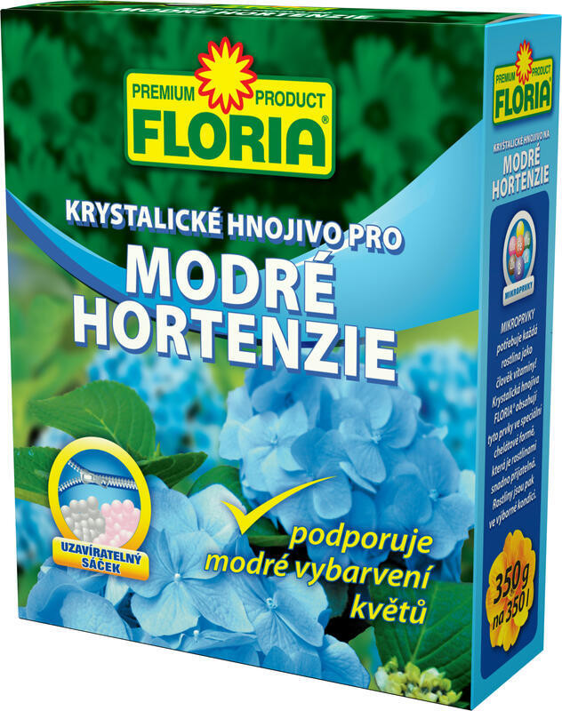 AGRO FLORIA Krystalické hnojivo pro modré hortenzie 350 g