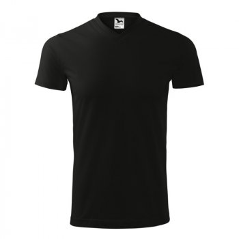 Malfini Heavy V-neck 111 černá