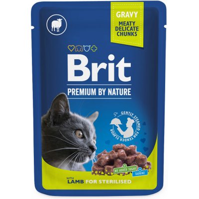 Brit premium cat Lamb for Sterilized 100 g – Zboží Mobilmania