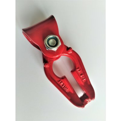 Hák kluzný s vidlicí HKV, 2t, červený lak – Zboží Mobilmania