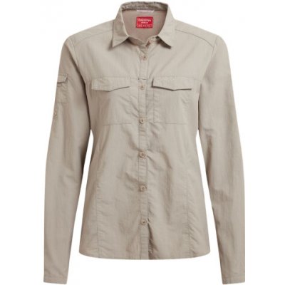 Craghoppers dámská košile NosiLife Adventure Long Sleeved Shirt III světle hnědá – Zboží Dáma Craghoppers dámská košile NosiLife Adventure Long Sleeved Shirt III světle hnědá – Zboží Dáma
