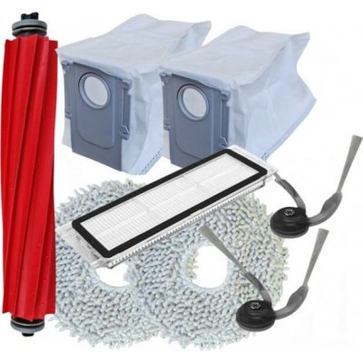 NipponCEC Roborock QR 798 Black hepa filtr a mopovací textilie a kartáče a sáčky 8 ks – Zboží Dáma