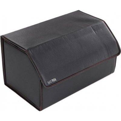 Organizér do kufru auta CAR COMPACT LEATHER L, 2 přihrádky, skládací, s víkem SIXTOL SIXTOL SX1091 – Zboží Dáma
