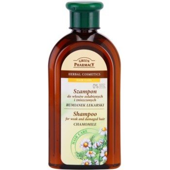 Green Pharmacy Hair Care Chamomile šampon pro oslabené a poškozené vlasy 0% Parabens Artificial Colouring SLS SLES 350 ml