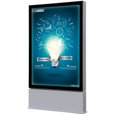 A-Z Reklama CZ Venkovní obustranný LED totem 1200x1800 mm – Zboží Mobilmania