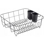 Kuchinox Bari odkapávač na nádobí 36,5x33x13,5 cm černý EKC703A – Zboží Dáma