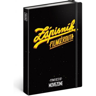 Baagl Notes Zápisník filmožrouta 13 × 21 cm – Zboží Mobilmania