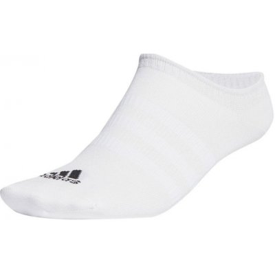adidas Sada 3 párů kotníkových ponožek Thin And Light HT3463 Bílá