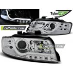 Tuning-Tec Přední čirá LED světla Audi A4 (2000 - 2004) - Tube Light - chromované – Hledejceny.cz