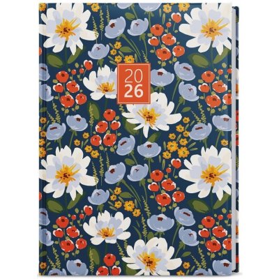 Oskar Lamino A5 Týdenní 2026 Květiny – Zboží Živě