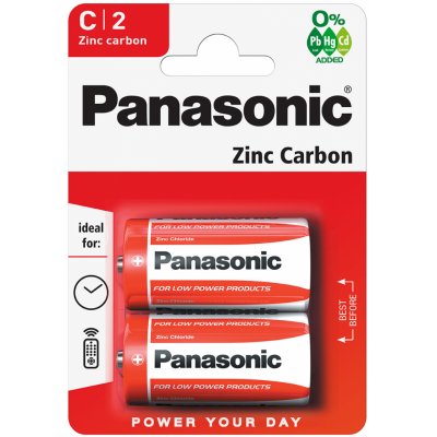 Panasonic Red Zinc C 2ks 00123698 – Zboží Mobilmania