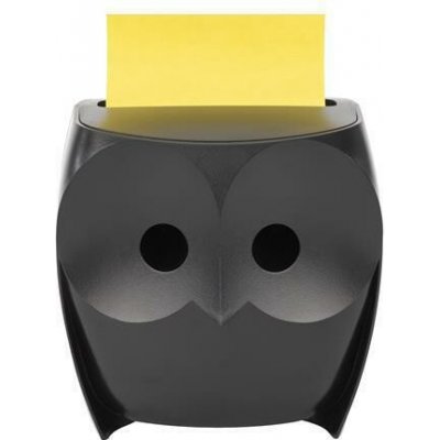 3M POSTIT Zásobník na samolepicí bločky Z, Owl, černá, + 2 bločky, 3M POSTIT 7100322315 – Hledejceny.cz