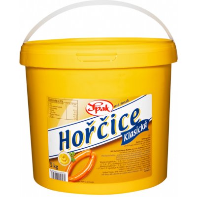 Spak Klasická hořčice 5 kg – Hledejceny.cz