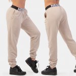 Nebbia tepláky Iconic s elastickým pasem 408 krémové – Zboží Dáma