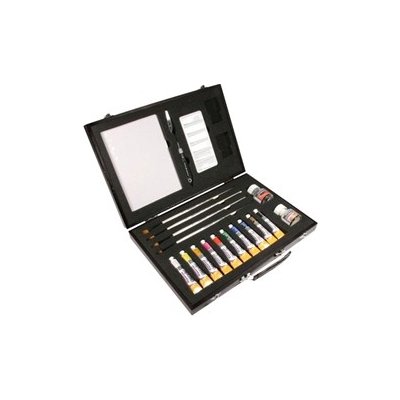 Daler Rowney sada akrylových barev v černém kufru – Zboží Dáma