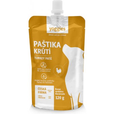 Yoggies paštika krůtí maso 120 g – Zboží Dáma Yoggies paštika krůtí maso 120 g – Zboží Dáma