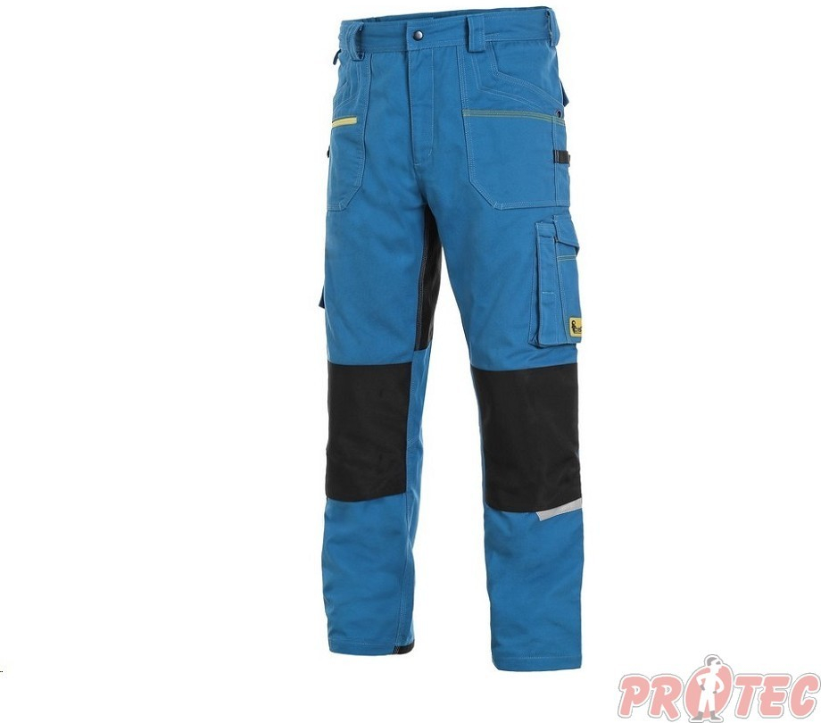 Canis CXS Stretch Kalhoty do pasu zkrácené na výšku 170-176cm pánské středně modrá-černá