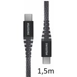 Swissten 71542010 KEVLAR USB-C na USB-C, 1,5m, černý – Zboží Živě