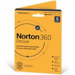 Norton 360 DELUXE 50GB + VPN 1 lic. 5 lic. 1rok (21405762) – Zbozi.Blesk.cz