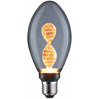 Paulmann 28883 Helix Inner Glow, kouřová dekorativní žárovka E27 LED 3,5W 1800K, 7,5cm – Hledejceny.cz