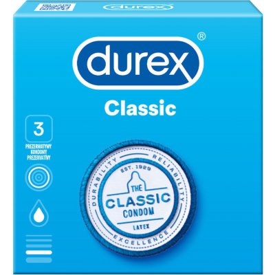 Durex Classic Natural Plus 12ks