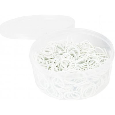 Horze Tenké gumičky 500pcs. Černá – Zboží Dáma