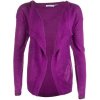 Dámský svetr a pulovr Jacqueline De Yong Womens Columbus Knit Cardigan Purple