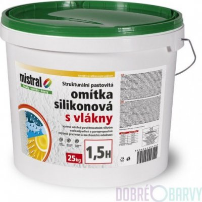 Mistral Paints omítka zrnitost 1,5mm 25kg – HobbyKompas.cz