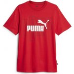 Puma UNITED TEE Pánské triko červená – Sleviste.cz