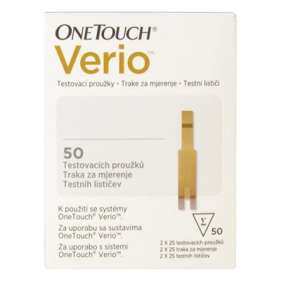 One Touch Verio testovací proužky 50 ks – Zboží Dáma
