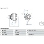 generátor BOSCH 0 986 042 181