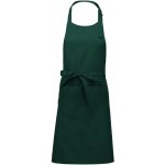 Kariban Zástěra K885 s laclem COT20K88554099-bottle gree Zelená lahvově – Hledejceny.cz