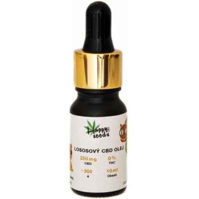 happy seeds Lososový CBD olej pro zvířata 2,5% 30 ml – Hledejceny.cz