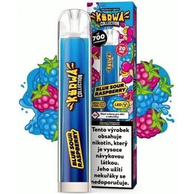Kurwa Collection Blue Sour Raspberry 20 mg 700 potáhnutí – Zboží Mobilmania