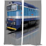 IMPAR Závěsy Brejlovec - modrý (Rozměr : 140x250, Materiál: Interlock) – Hledejceny.cz