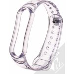 1Mcz Transparent řemínek Xiaomi Mi Band 5/6/7 35061X – Zboží Živě