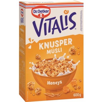 Dr. Oetker Vitalis Crunchy müsli s medem 600 g – Zboží Dáma