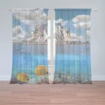 Záclony Skála v moři: 2 ks - 150x250 cm - Sablio – Hledejceny.cz