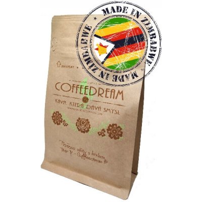 COFFEEDREAM Káva ZIMBABWE AA AB PEZURU Středně jemné mletí espresso mocca 100 g – Zbozi.Blesk.cz