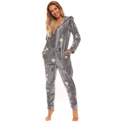 L&L Dámský overal s kapucí STARS šedá – Zbozi.Blesk.cz