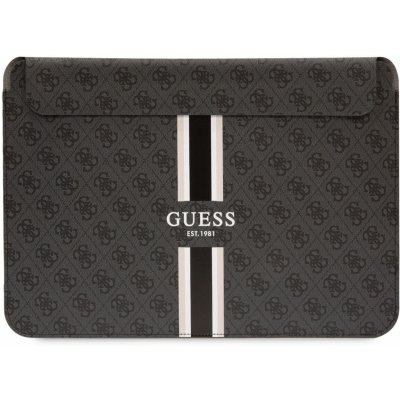 Pouzdro na notebook - Guess, 13-14 4G Printed Stripes Black GUCS14P4RPSK