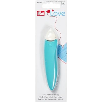 PRYM Krejčovské křídové rádýlko PRYM LOVE 16109580, modré, ergonomické, délka 11cm – Zboží Mobilmania