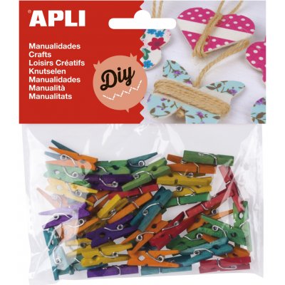 APLI Kolíčky na prádlo dřevěné přírodní 45 ks – Hledejceny.cz